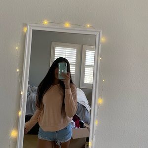 super soft pink hoodie